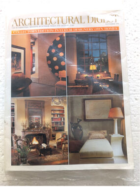 Architectural Digest Magazine September 1998 - Collector's Ed - New & Sealed